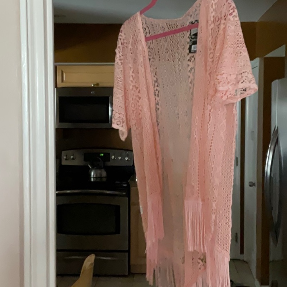 Swim coverup beautiful peach color one size fits all